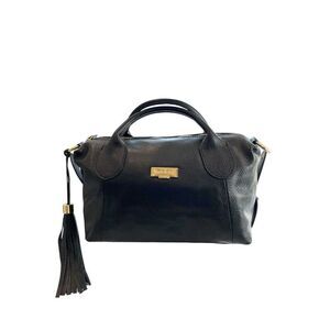 Baldinini Trend Black Leather Women Women's Handbag